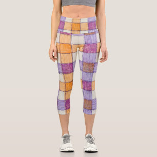 Gingham Capri leggings