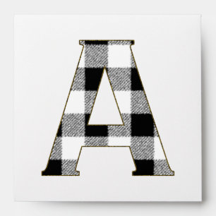 Gingham Check A Envelopes