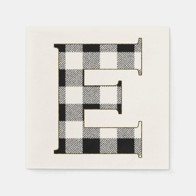 Gingham Check E Napkin (Front)