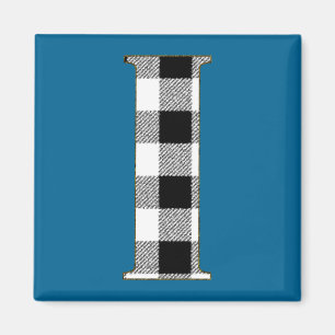 Gingham Check I Magnet