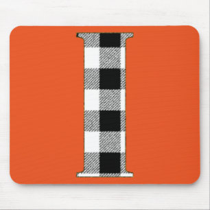 Gingham Check I Mouse Pad