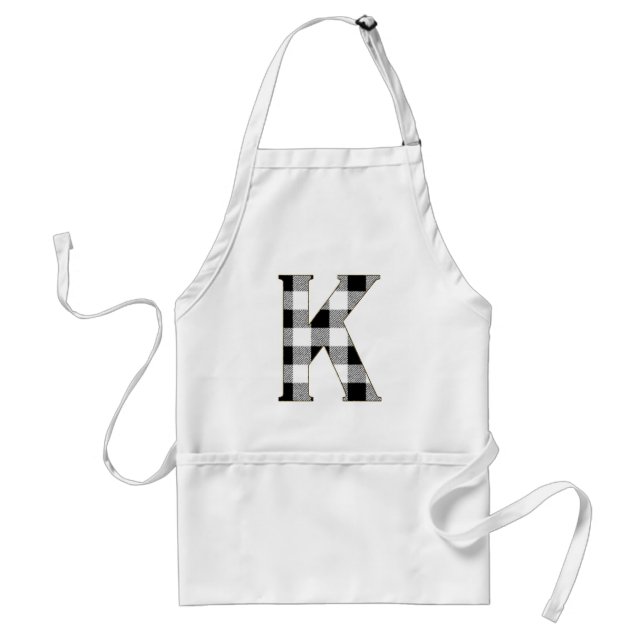 Gingham Check K Standard Apron (Front)