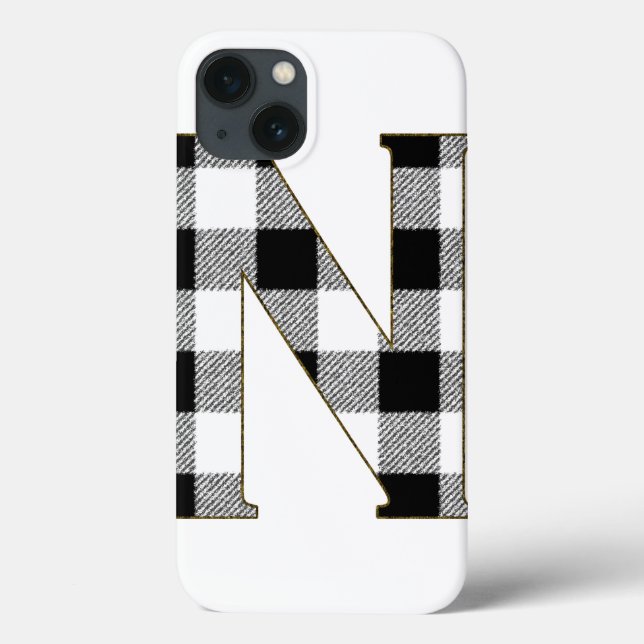 Gingham Check N Case-Mate iPhone Case (Back)