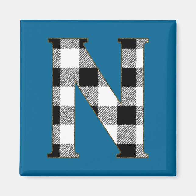 Gingham Check N Magnet (Front)
