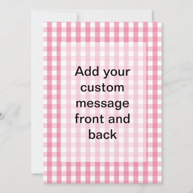 Gingham Check Pattern (Front)