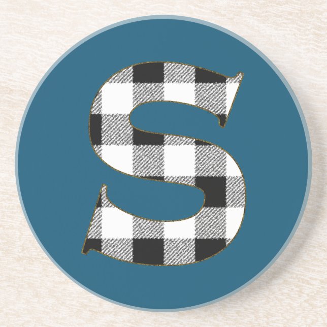 Gingham Check S Coaster (Front)