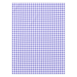 Gingham Check Tablecloth Purple And White Checks