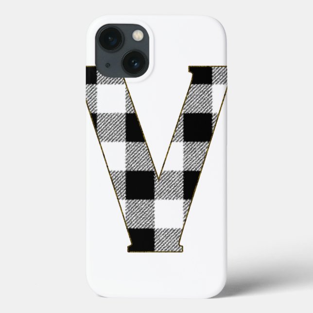 Gingham Check V Case-Mate iPhone Case (Back)