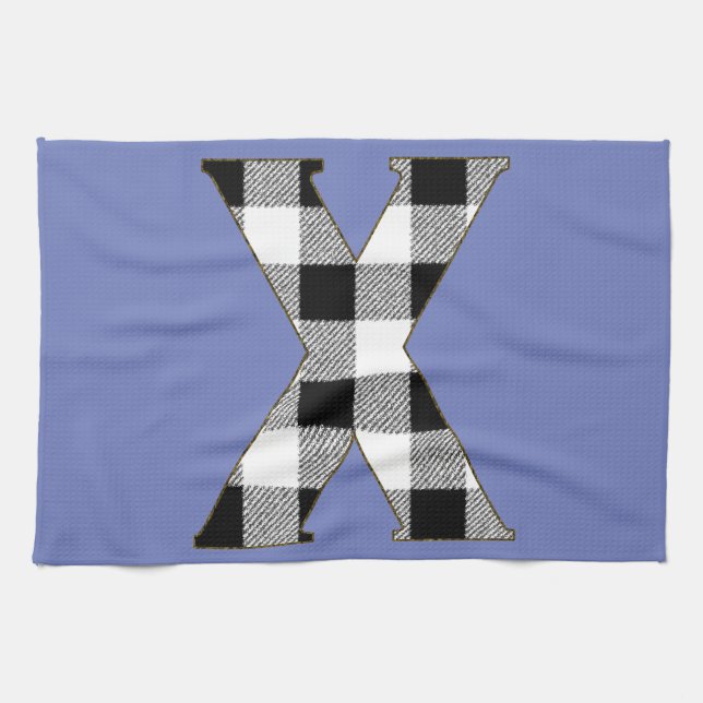 Gingham Check X Tea Towel (Horizontal)