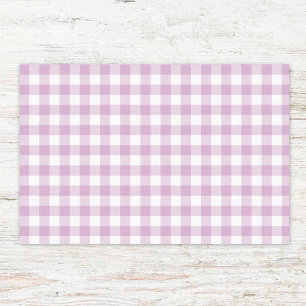 Gingham Chequered Patten in Pastel Colours Tissue Paper