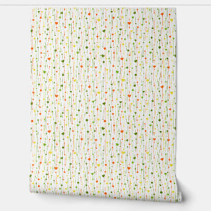 Gingham Chequered Pattern Hearts Seamless Plaids Wallpaper