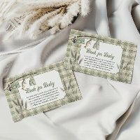 Gingham Clothesline Fishing Book For Baby Shower