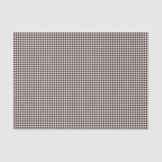 Gingham-Dark-Brown-Tissue Wrapping Paper