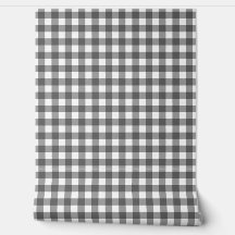 Gingham grey classic top choice