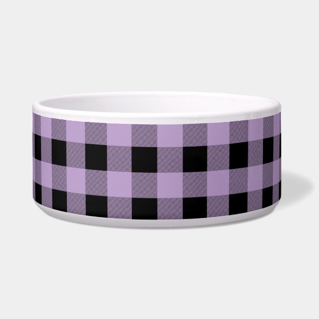 GIngham Lilac and Black (Front)