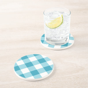 Gingham Pattern Coaster
