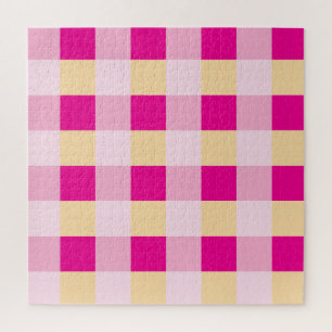 Gingham Pattern Jigsaw Puzzle