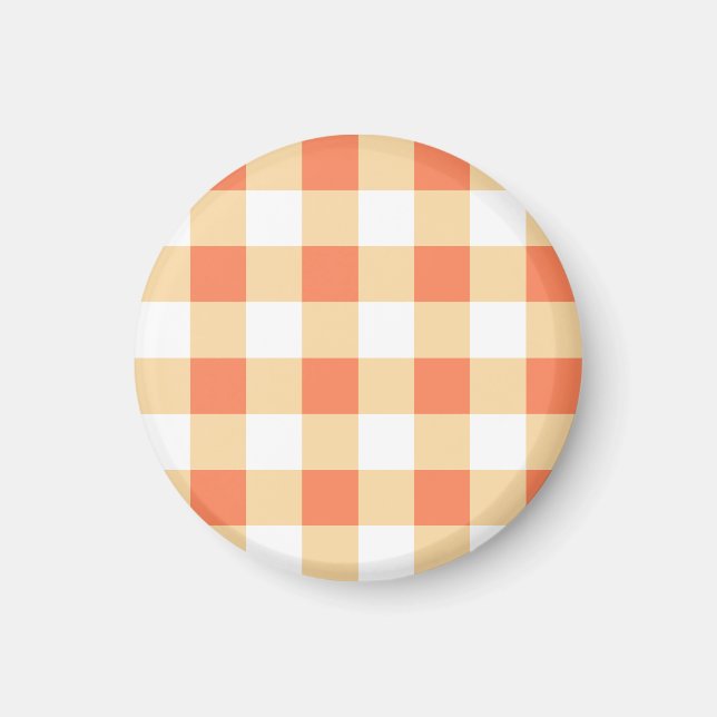 Gingham Pattern Magnet (Front)