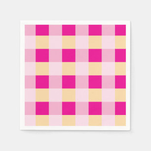 Gingham Pattern  Napkin