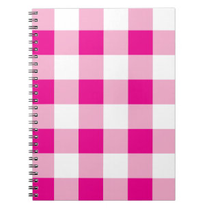 Gingham Pattern Notebook