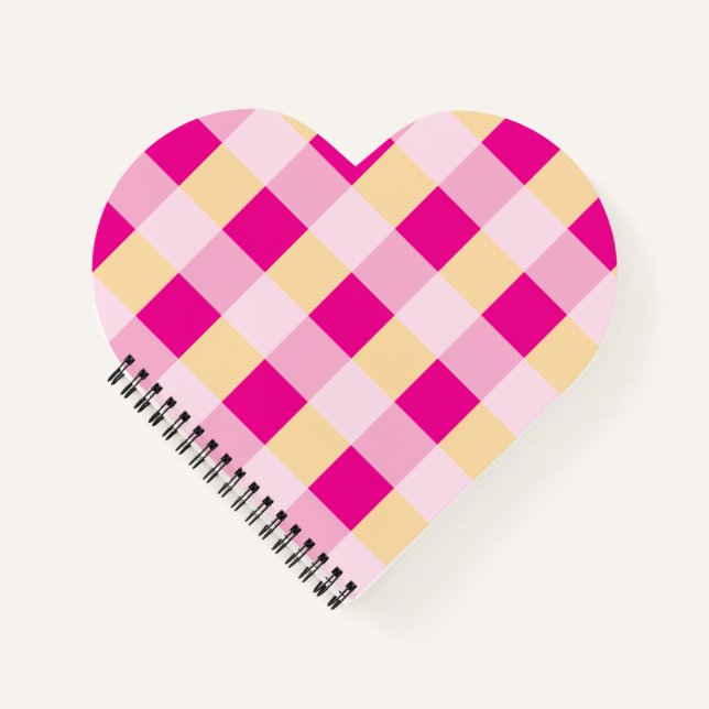 Gingham Pattern  Notebook (Front)