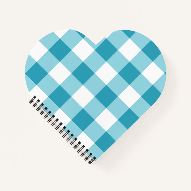 Gingham Pattern  Notebook (Front)