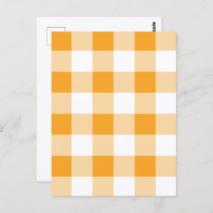 Gingham Pattern Postcard