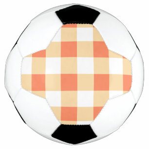 Gingham Pattern Soccer Ball
