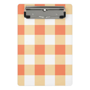 Gingham Pattern Wrapping Paper Mini Clipboard