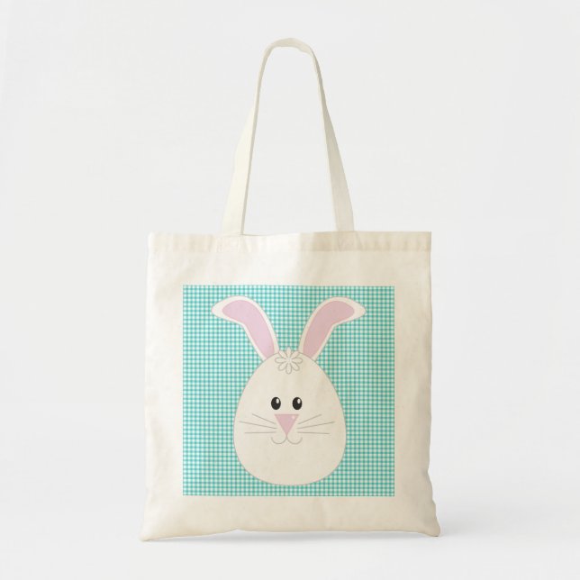 Gingham Rabbit Bag (Front)