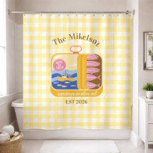 Gingham Sardines Custom Family Name