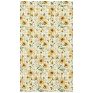 Gingham Sunflower Tablecloth