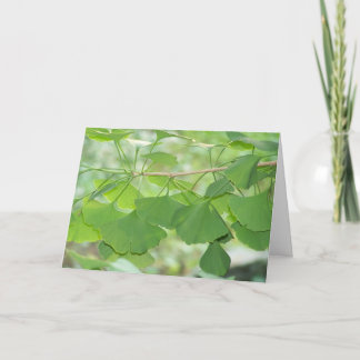 gingko card