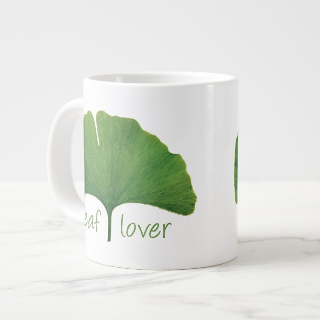 Gingko Leaf Large Coffee Mug (Front Left)