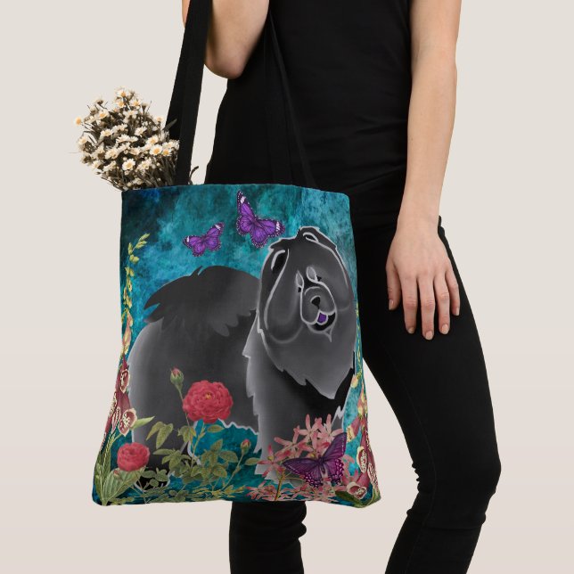 GINGKO THE BLACK CHOW  TOTE or CROSSBODY Bag (Close Up)