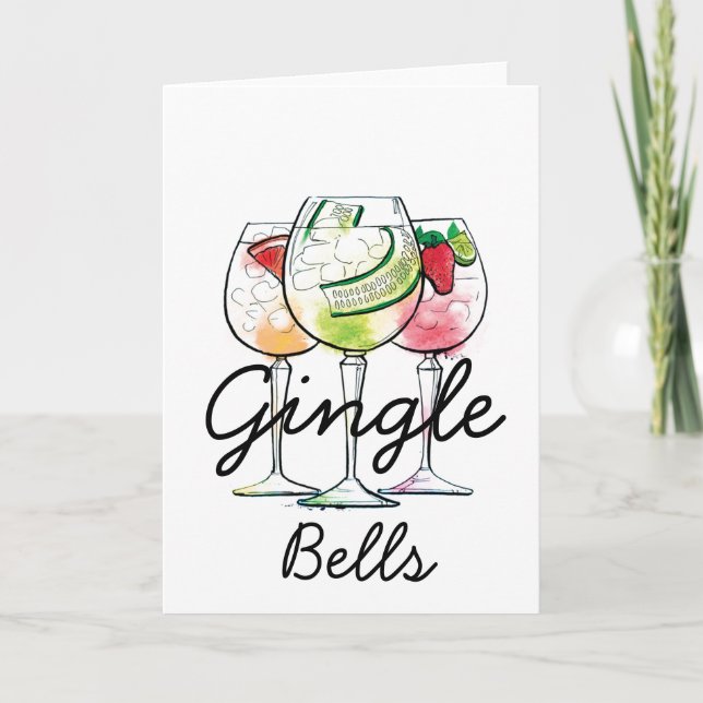 Gingle Bells | Gin & Tonic Christmas Cards (Front)