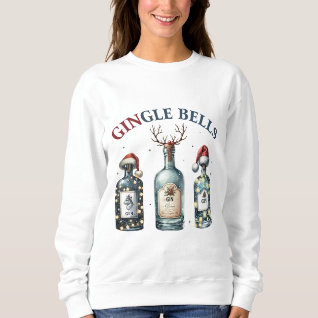 Gingle Bells Womens  Sweatshirt (Front)