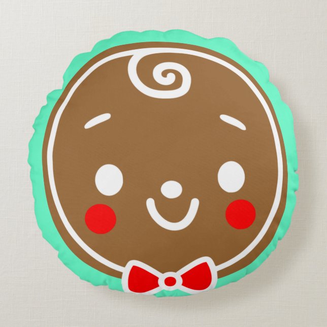 Gingy House 2021 Round Pillow (Front)