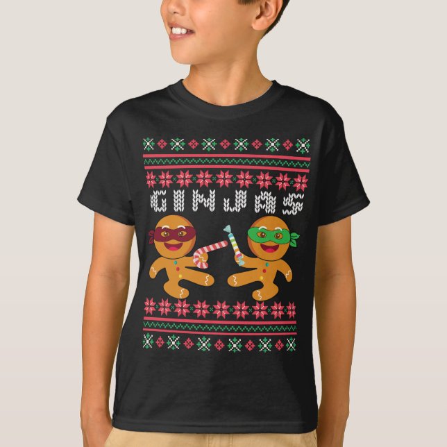 Ginjas Gingerbread Men Ugly Christmas Sweater (Front)