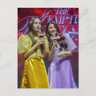 GinJay Ginny and Jayna Holiday Postcard