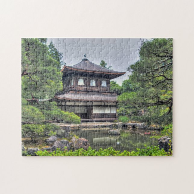 Ginkaku-ji Temple in Kyoto, Japan Jigsaw Puzzle (Horizontal)