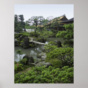 GINKAKU-JI ZEN TEMPLE POSTER