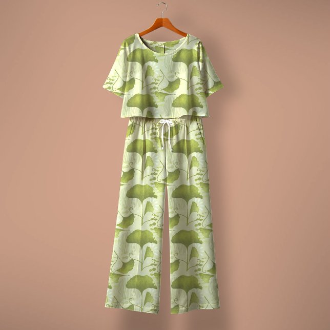 Ginkgo Green Fabric (Creator Uploaded)