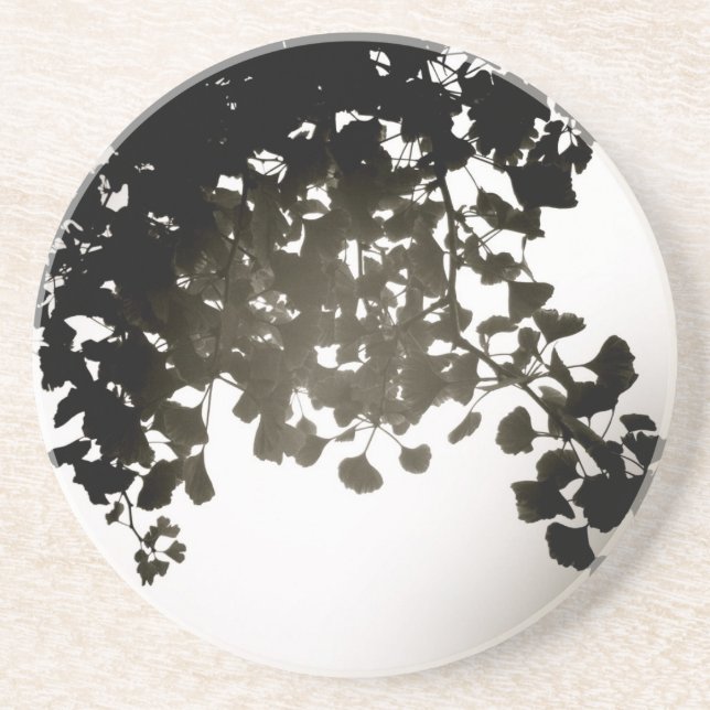 Ginkgo Leaves Coaster (Front)