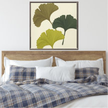 Ginkgo Leaves Customisable Background Colours