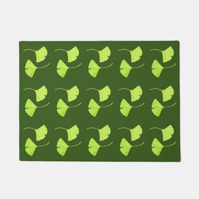 Ginkgo Leaves Doormat (Front)