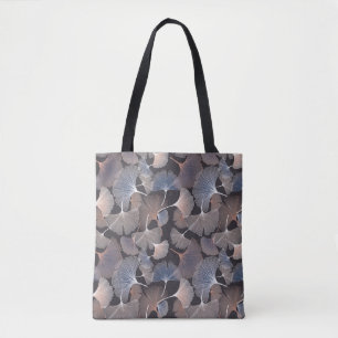 Ginkgo leaves: elegant natural pattern. tote bag