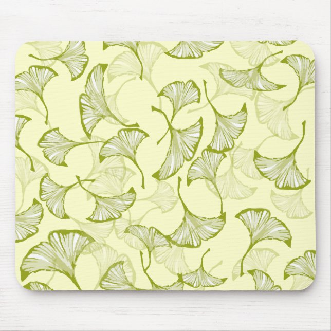 Ginkgo Leaves Mouse Pad (Front)