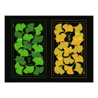 Ginkgo Leaves print - wall art
