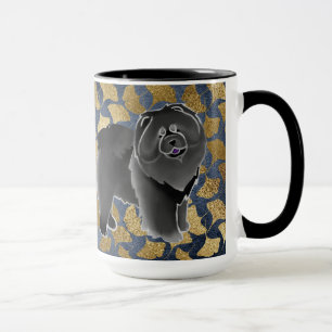 GINKGO the black chow Mug
